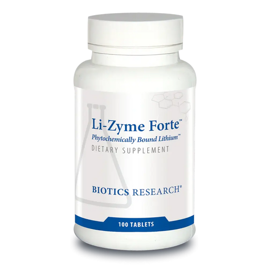 Li Zyme Forte phytochemically Bound Lithium 100 Tablets