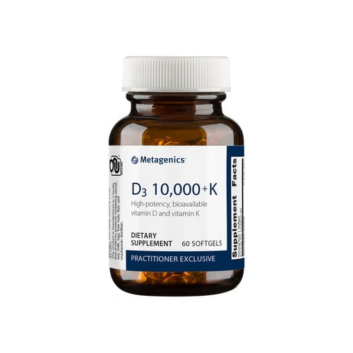 D3 10,000 with K2 Soft Gels, 60 Count