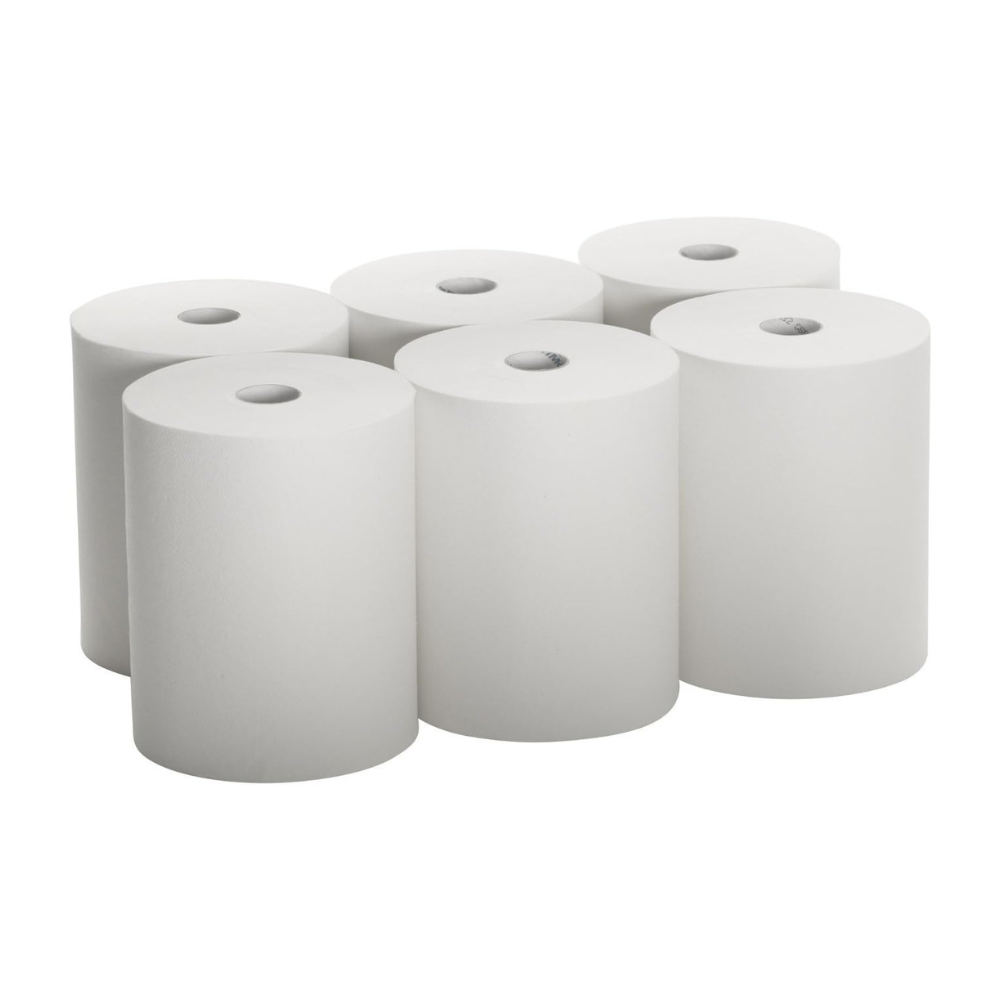 ''EnMotion Compatible High Capacity Paper TOWELs, 10'''' x 800' Roll, White, (6 Rolls of Approx. 800')''