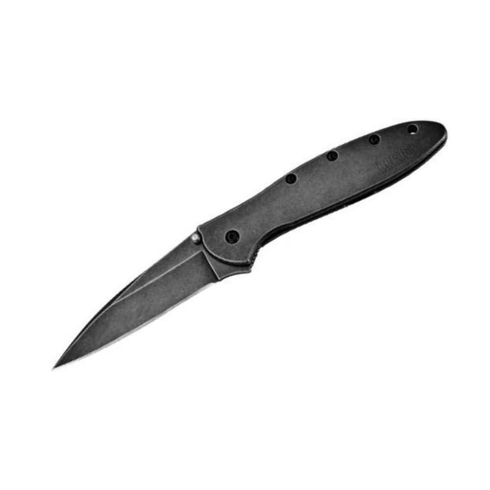 ''Kershaw Leek, BlackWash POCKET KNIFE (1660BLKW)''