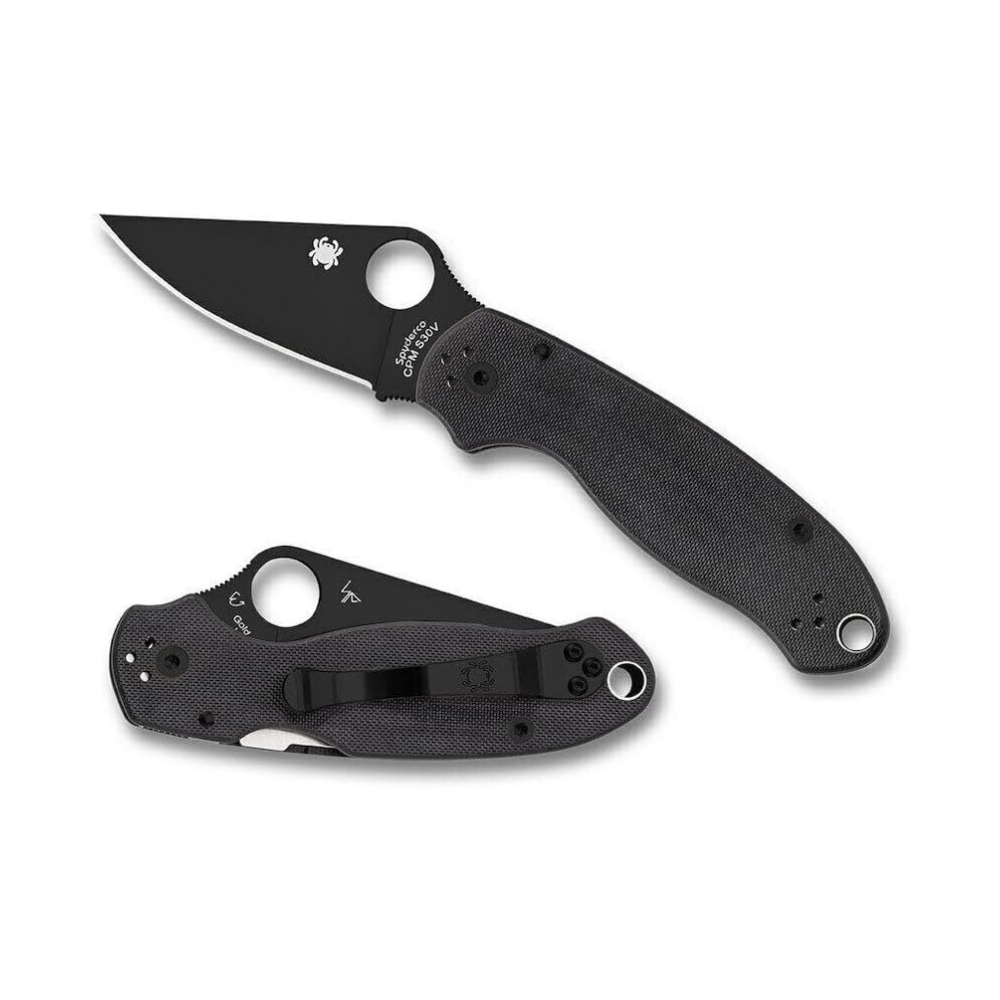 Spyderco Para 3 Signature Folding Utility POCKET KNIFE C223GPBK