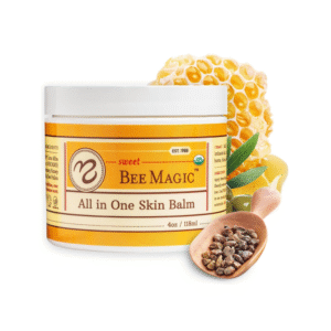 Sweet Bee Naturals – All-in-One Balm & Ointment for Face & Body- 1 Jar (4oz)