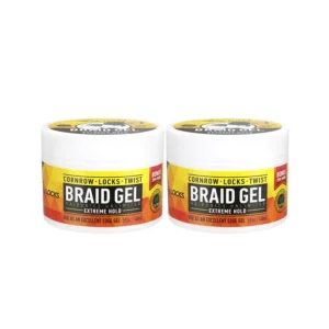 AllDay Locks Braid Gel 5oz, 2-pack