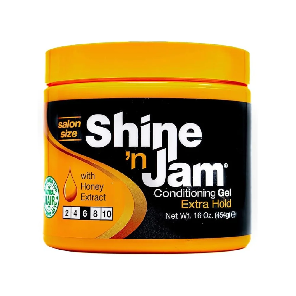 Shine 'n Jam Conditioning Gel Extra Hold for Braids, Twists, and Frizz Control 1 Shine 'n Jam Conditioning Gel Extra Hold for Braids, Twists, and Frizz Control