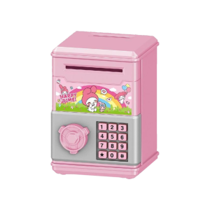 Kawaii Mini Piggy Bank for Boys Girls, Kids Money Saving Box Money Safe