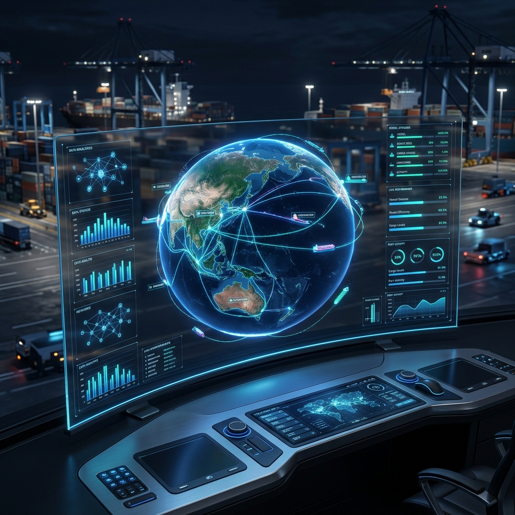 Freight Forwarding Services 3 Freight operations dashboard and container movement