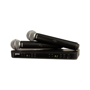 Shure BLX288/SM58 Dual-Channel Wireless Audio System H10 Band