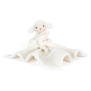 Jellycat Bashful Lamb Soother, 13.5 inches
