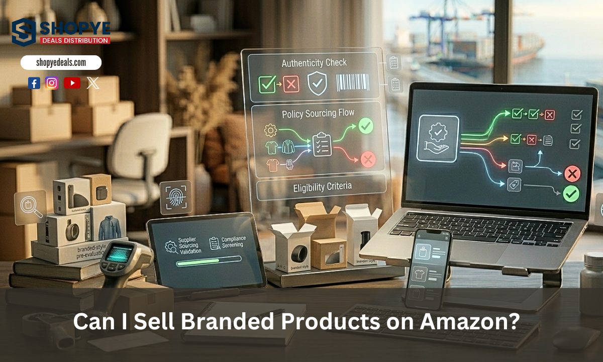 Can I sell branded products on Amazon?