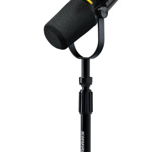 Shure MV7+ Podcast Dynamic Microphone with Stand, Black