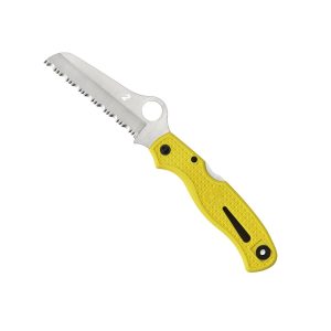 Spyderco Atlantic Salt Lightweight Folding Utility Pocket Knife with 3.68″ – C89SYL
