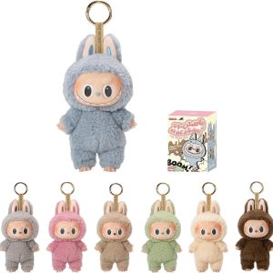 Pop Mart Labubu The Monsters Tasty Macarons Vinyl Plush Pendant Single Blind Box