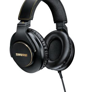 Shure SRH840A Professional Over-Ear Wired Studio Headphones, Black