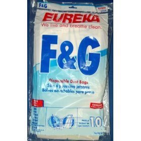 Eureka Package Of 10 Genuine Eureka Style F + G Bags