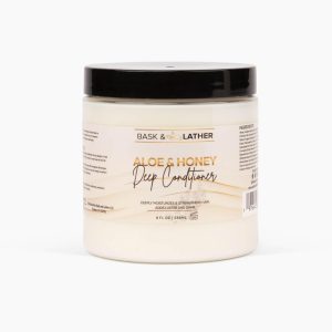 BASK & LATHER Aloe & Honey Deep Conditioner, 8 oz