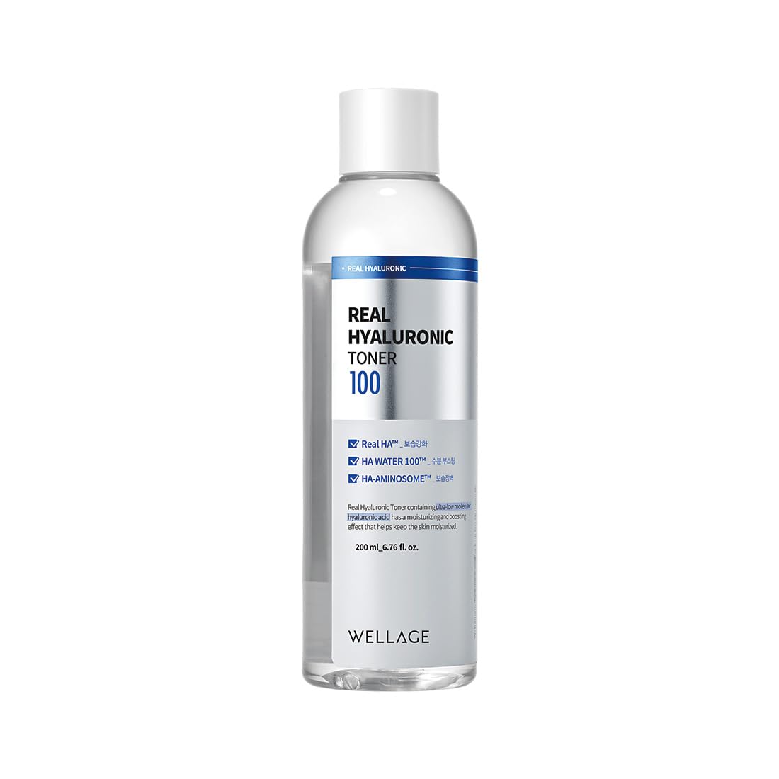 WELLAGE Real Hyaluronic Toner 100 6.76 fl oz 1 WELLAGE Real Hyaluronic Toner 100 6.76 fl oz