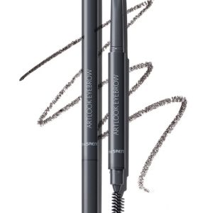 THESAEM Artlook Eyebrow Definer Pencil With Spoolie Brush 04 Black Gray