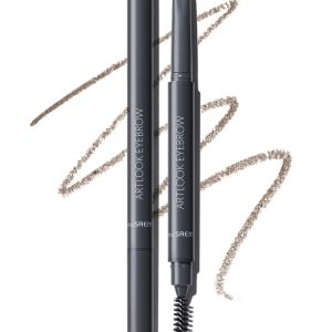 THESAEM Artlook Eyebrow Definer Pencil With Spoolie Brush 06 Ash Brown