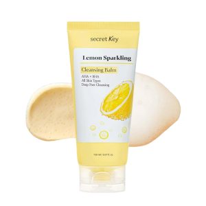 Secret Key Lemon Sparkling Cleansing Balm, Makeup Remover (5.07 Fl oz)