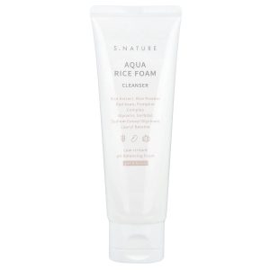 S.NATURE Aqua Rice Foam Cleanser, 80 mL 2.7 Fl oz, 80 mL, 2.7 Fl oz