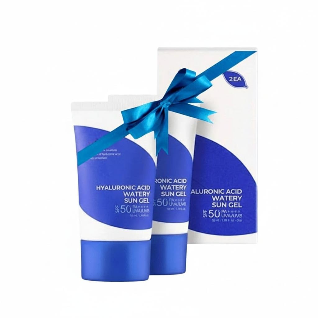 SKINSINS Hyaluronic Acid Watery Sun Gel SPF 50+ PA++++, 50 mL, 50 mL, 2 Pack 1 SKINSINS Hyaluronic Acid Watery Sun Gel SPF 50+ PA++++, 50