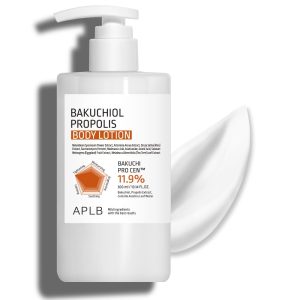 APLB Bakuchiol Propolis Body Lotion, Bakuchi PRO CEN™ 11.9% 10.14 FL.OZ/Korean Skincare