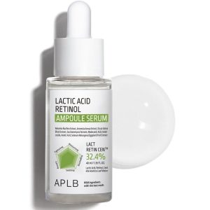 APLB Lactic Acid Retinol Ampoule Serum, LACT Retin CEN™ 32.4% 1.35 FL.OZ/Korean Skincare