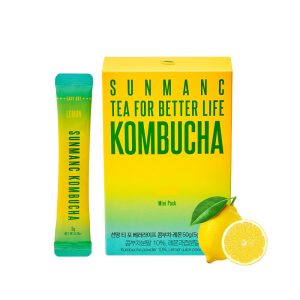 SUNMANC Lemon Kombucha 10 Packets, 0 G