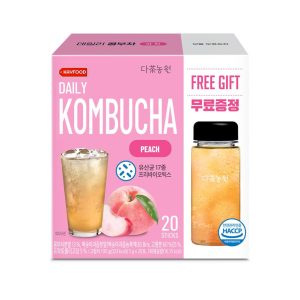 KAYFOOD Garden Daily Kombucha Tea Powdered Mix, 20 Sticks With Bottle (3.52 oz)