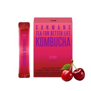 SUNMANC Cherry Kombucha 10 Packets, 0 G