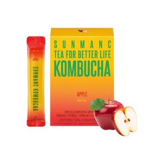 SUNMANC Apple Kombucha 10 Packets, 0 G