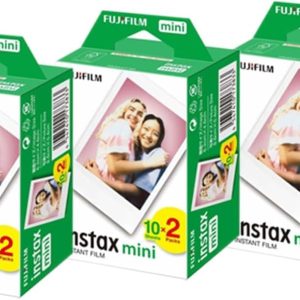 Fujifilm 16437396 Instax Mini Twin Pack Picture Format Instant Daylight Film Pack, Pack Of 3