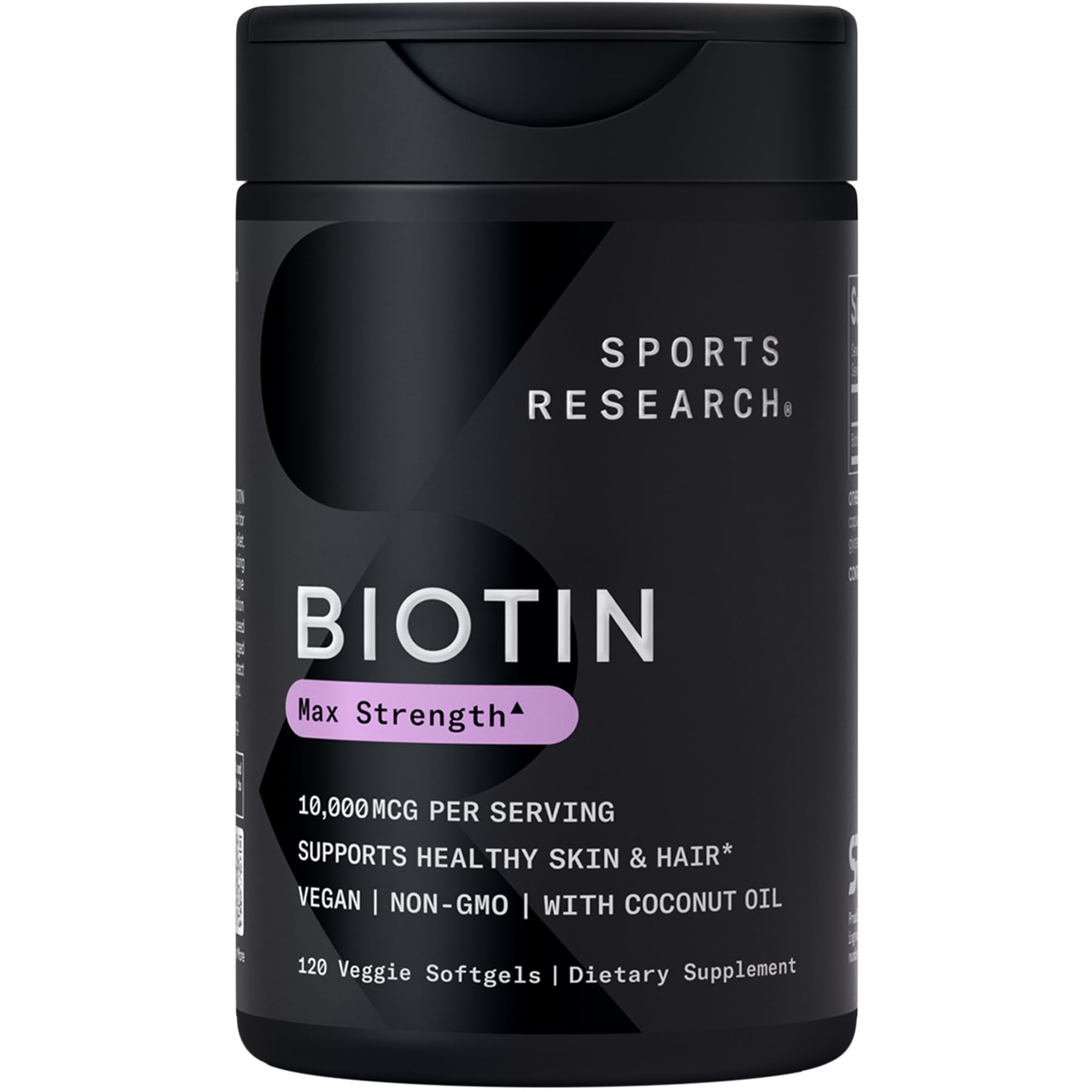 Sports Research® Biotin 10, 120 Count Plantgels™ 1 Sports Research® Biotin 10, 120 Count Plantgels™