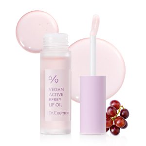 Dr.Ceuracle Vegan Active Berry Lip Oil, Dry Lip Moisturizer 0.15 fl oz