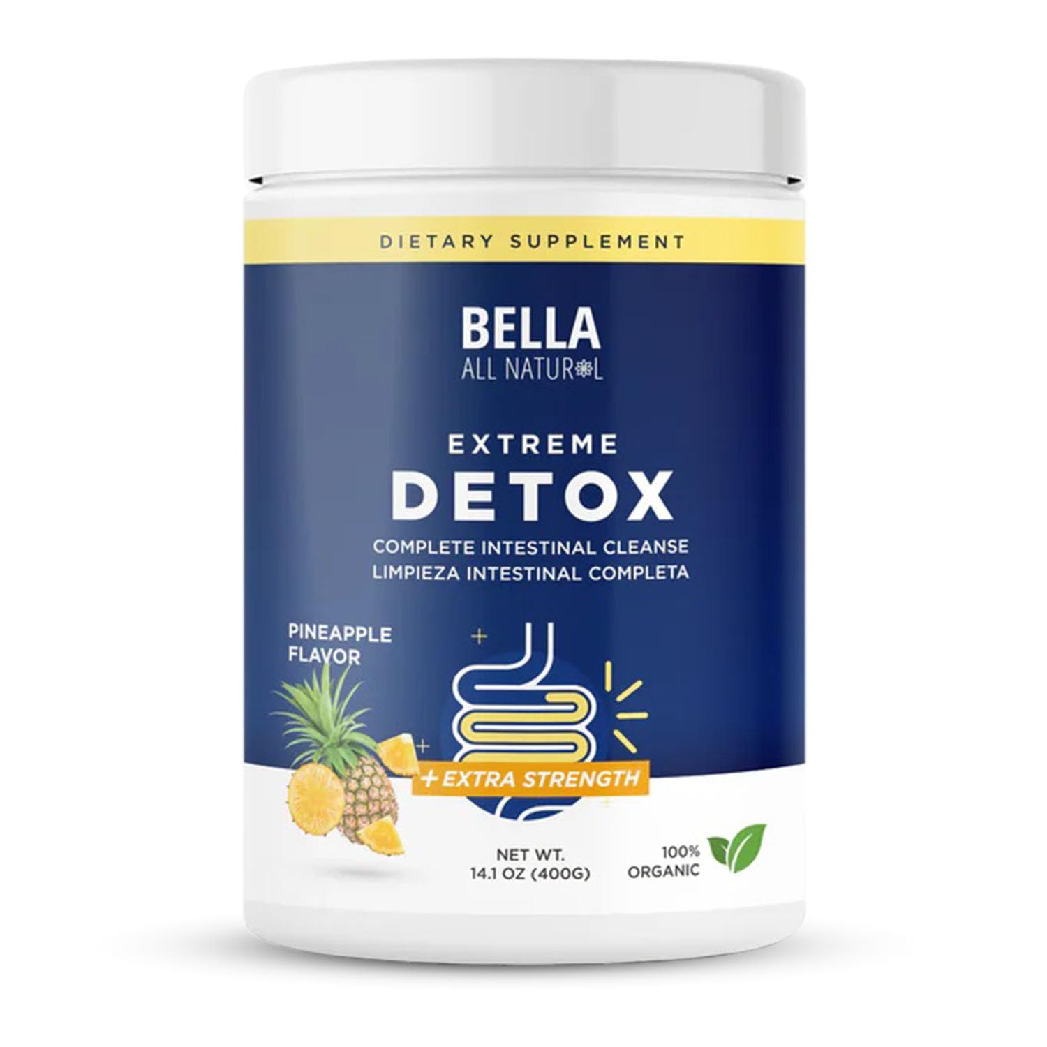 Bella All Natural Extreme Detox Powder (Pineapple) 1 Bella All Natural Extreme Detox Powder (Pineapple)