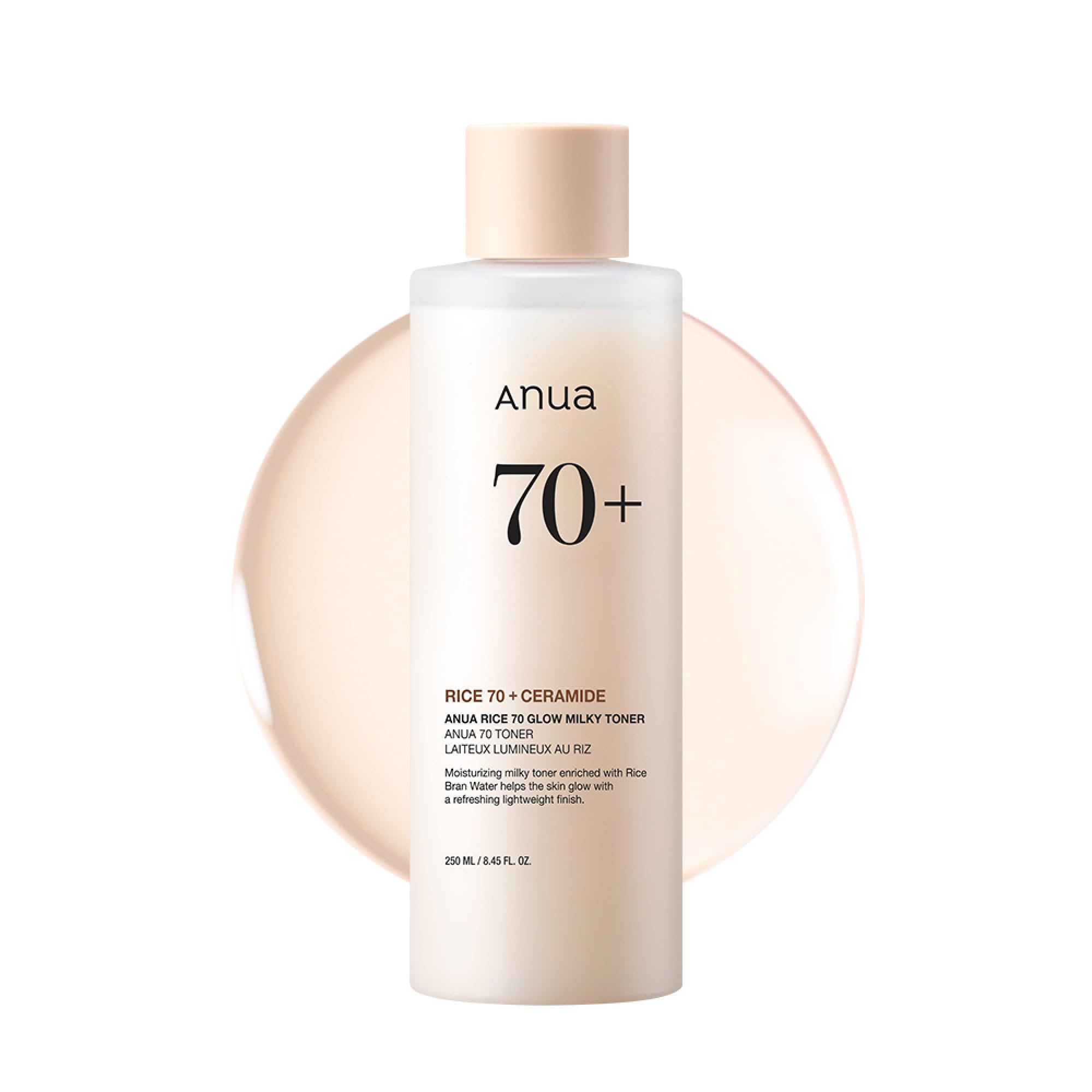 ANUA Rice 70 Glow Milky Toner, 8.45 fl oz 1 ANUA Rice 70 Glow Milky Toner, 8.45 fl oz
