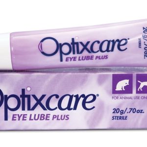 Optix Care Pet Eye Lube Plus + Hyaluron 20 G For Dog Cat Horses