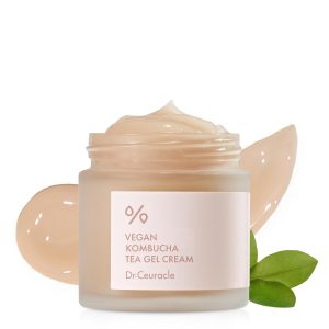 Dr.Ceuracle Vegan Kombucha Tea Gel Cream, Lightweight Moisturizer 2.64 oz.