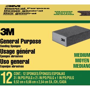 3 M Sanding Sponge Block, 4 In X 2, 8 In