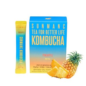 SUNMANC Pineapple Kombucha 10 Packets, 0 G