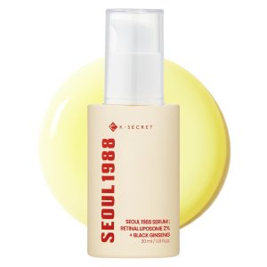 K-SECRET Seoul 1988 Retinal Serum For Fine Lines & Pore Care, 1.01 Fl oz