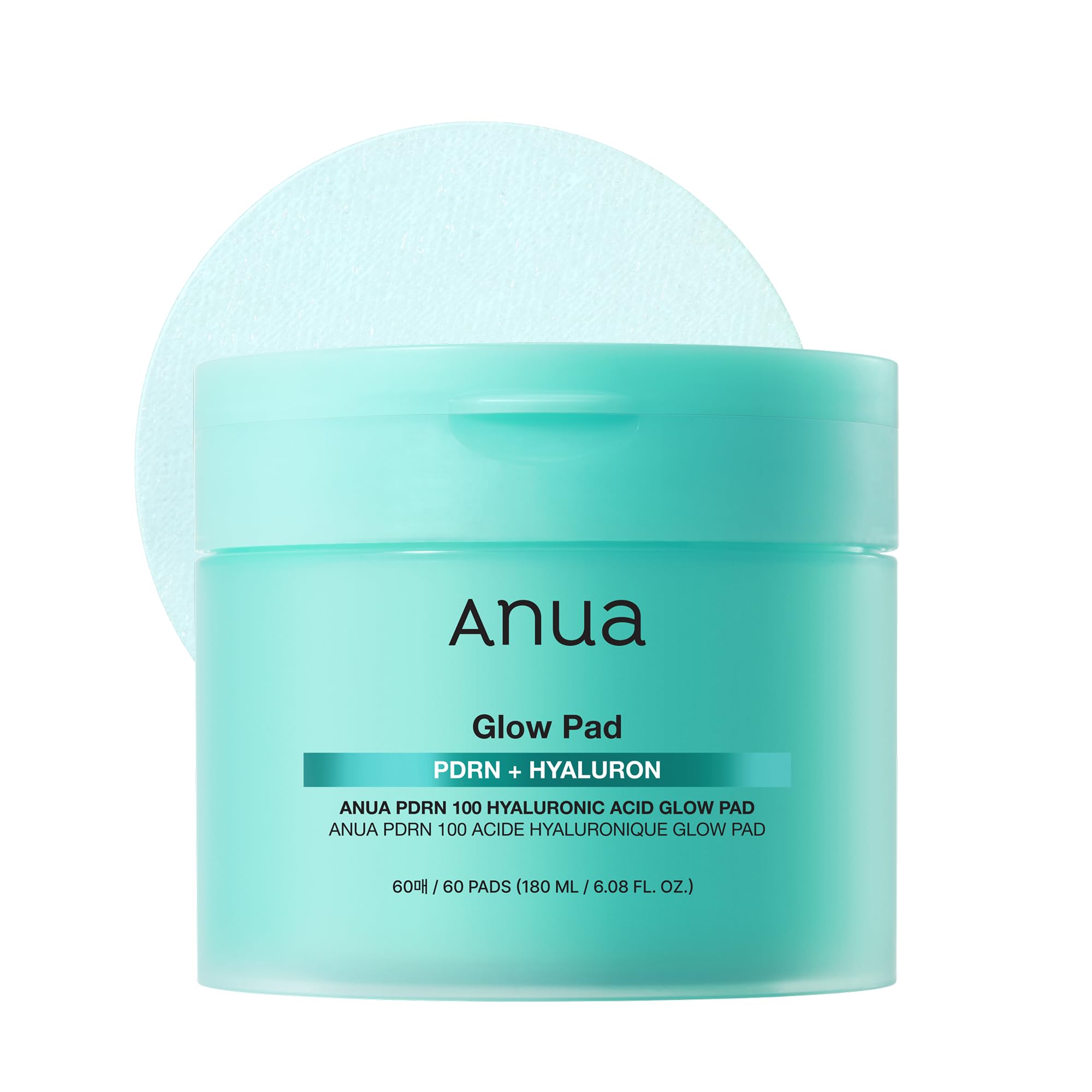 ANUA PDRN 100 Hyaluronic Acid Toner Pad, 6.1 Fl oz, 60 Count 1 ANUA PDRN 100 Hyaluronic Acid Toner Pad, 6.1 Fl oz, 60 Count