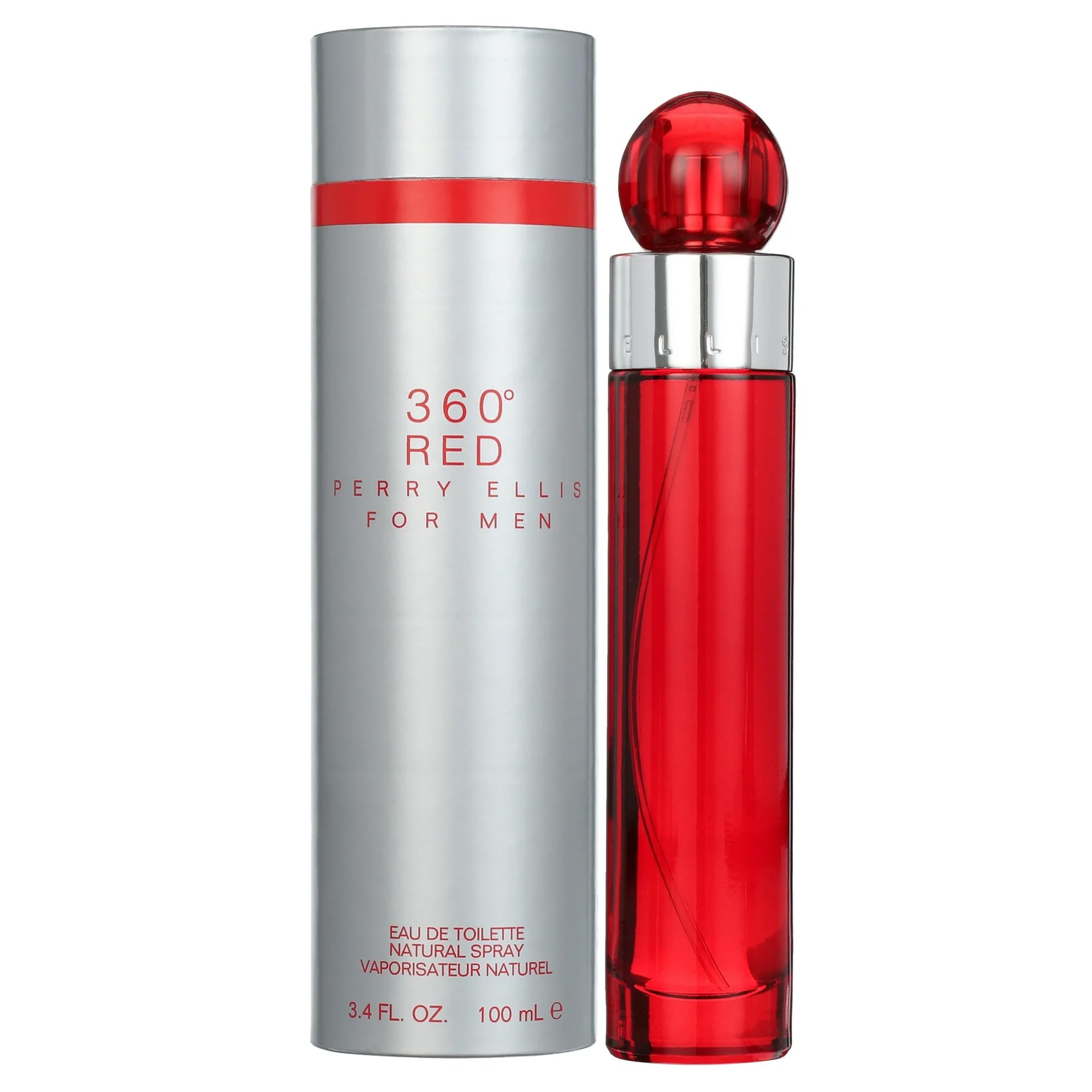 Perry Ellis 360° Red Eau De Toilette Spray For Men, 3.4 Fl oz 1 Perry Ellis 360° Red Eau De Toilette Spray For Men, 3.4 Fl oz