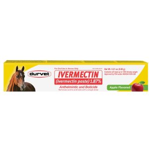 Durvet Ivermectin Paste 1.87% Horse Dewormer, 6.08 G