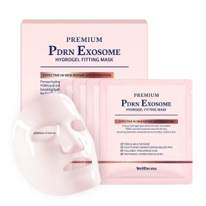 WELLDERMA PDRN Exosome Hydrogel Fitting Mask, 30 G X 4 Sheets