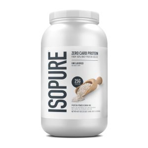 Isopure Zero Carb Whey Isolate Protein Powder, 2.5 LB