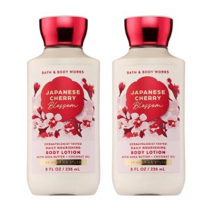 Bath & Body Works Japanese Cherry Blossom Body Lotion, 8 Fl oz, 8 Fl oz, 2 Pack