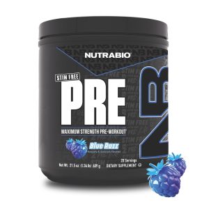Nutra Bio STIM-Free PRE Workout For Men, 10 G Citrulline