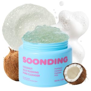 SOONDING Coconut Jelly Pudding Cleanser, Ceramide & Peptides (100 mL)