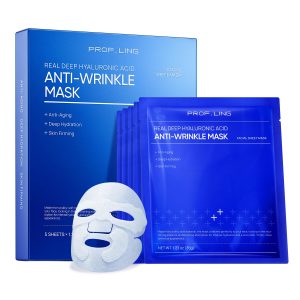 PROF.LING Real Deep Hyaluronic Acid Face Mask, 28 G X 5 ea